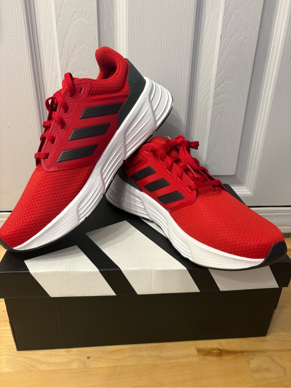adidas Red and Black Men's Running Sneakers